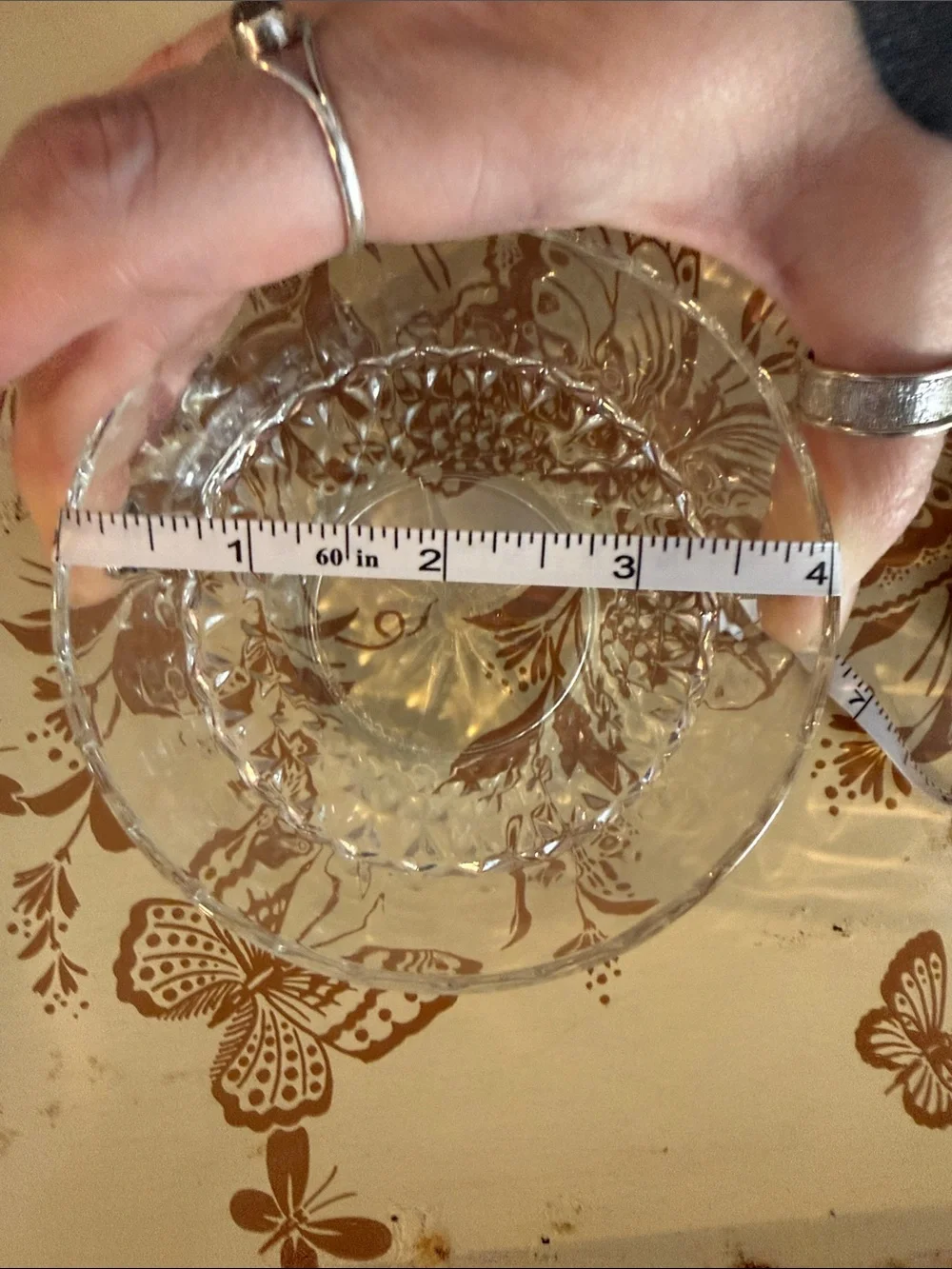 Vintage Arcoroc France Clear Glass Bowls - Set of 4